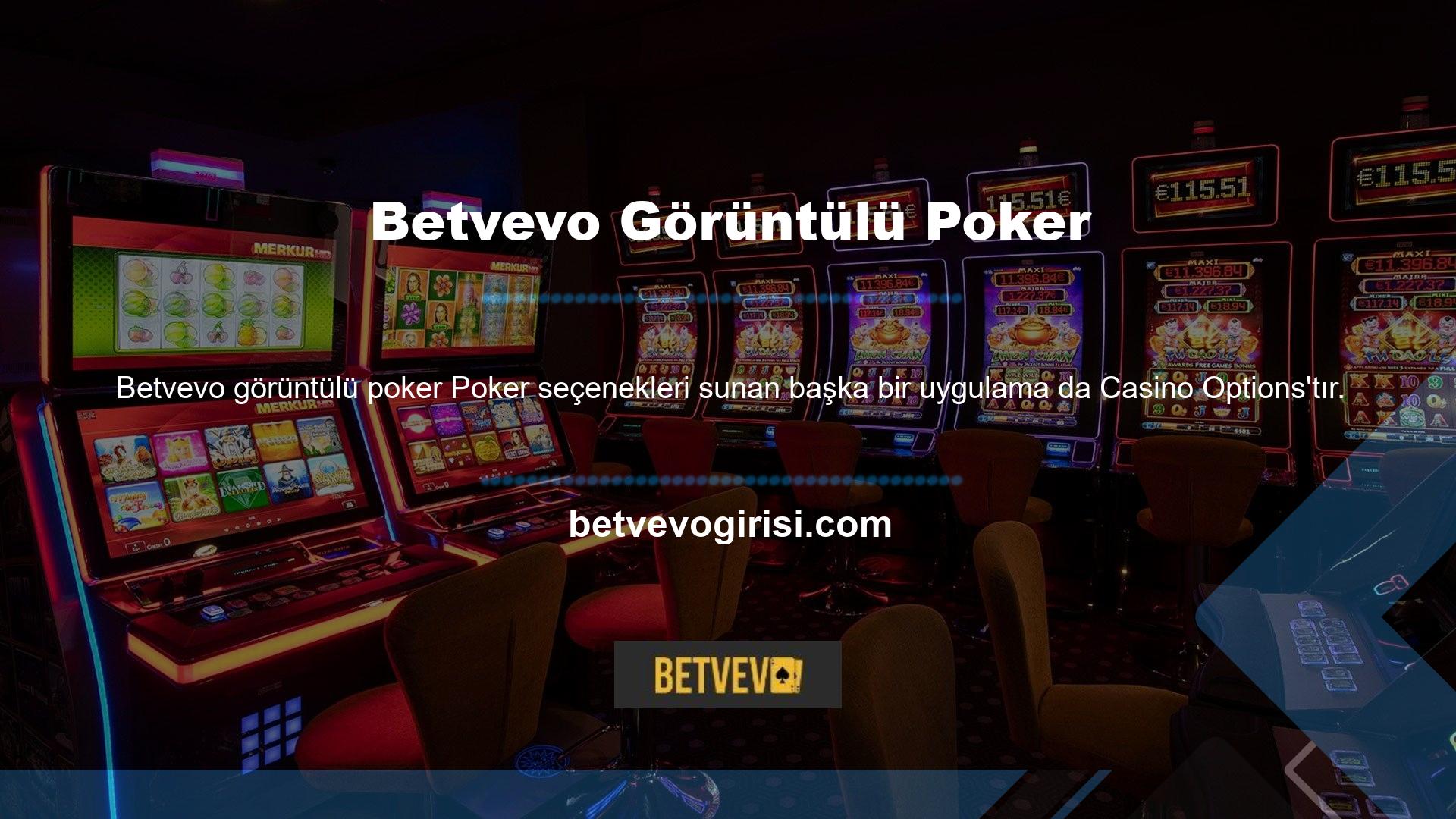 Casino seçenekleri arasında video poker, oyuncuların farklı şekillerde bahis oynamasına yardımcı olan başka bir temadır